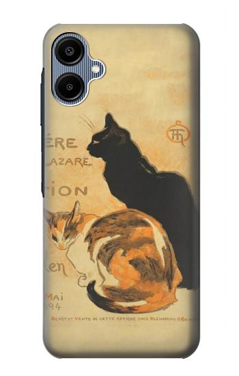 S3229 Affiche de chat millésimé Etui Coque Housse pour Samsung Galaxy A06